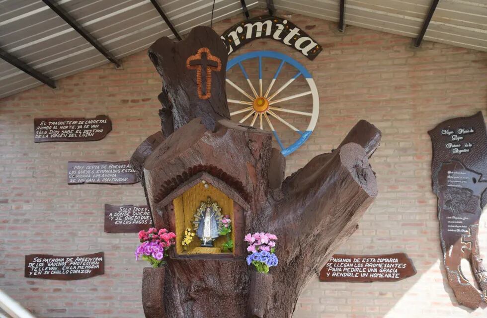 Nueva ermita de la Virgen del Luján en Arroyito