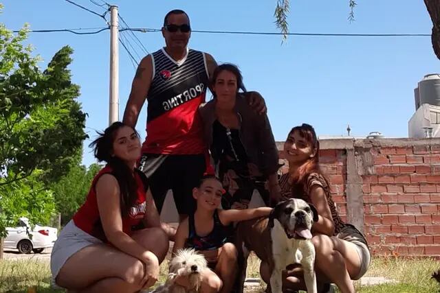 Jorge Armella y su familia