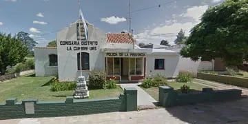 LA CUMBRE. La comisaría donde ocurrió el robo (Imagen de Google Street View).