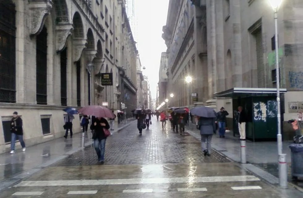 Lluvia en Buenos Aires.