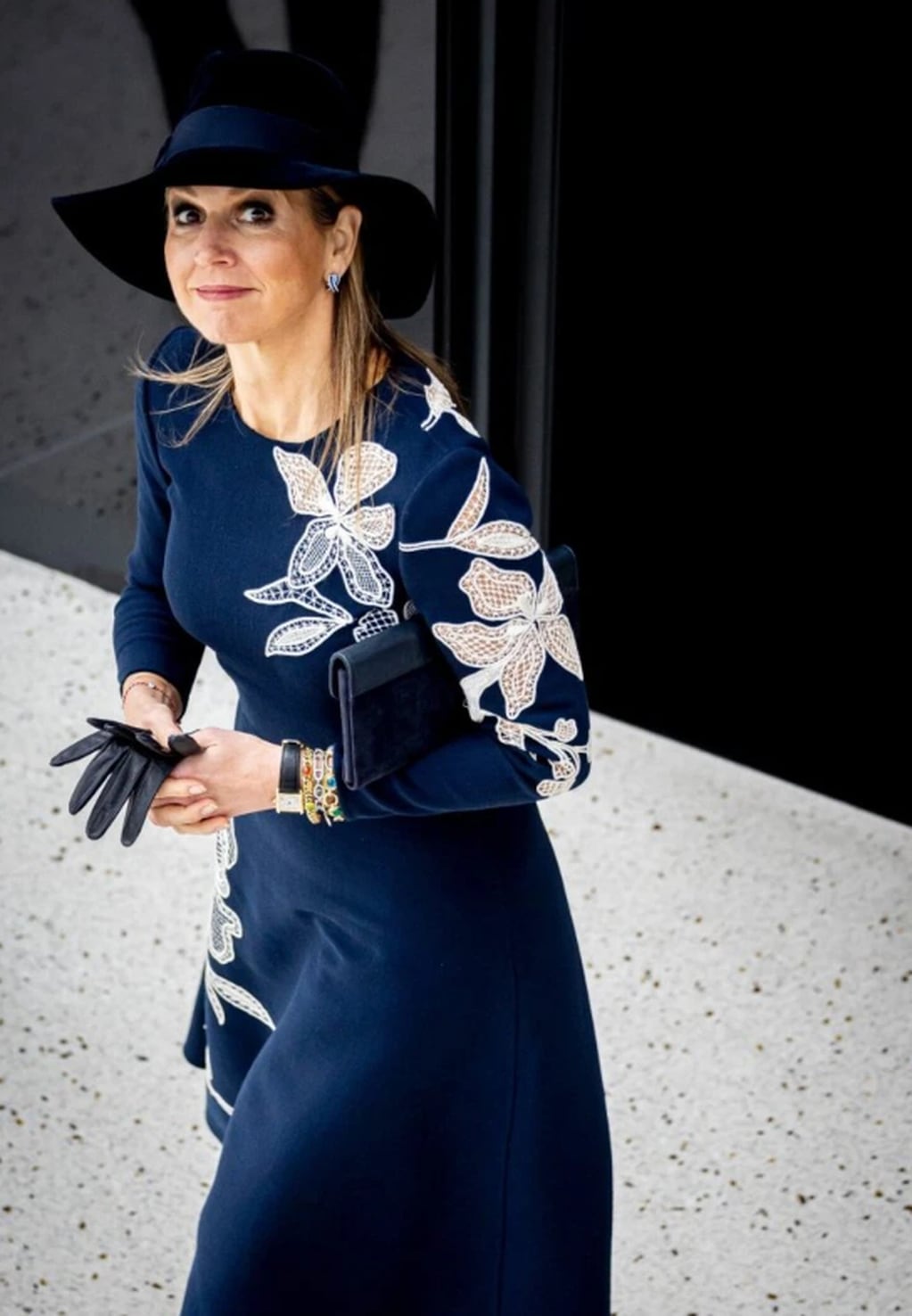 Máxima Zorreguieta fanática de la moda circular, deslumbró con un impactante vestido de Óscar de la Renta
