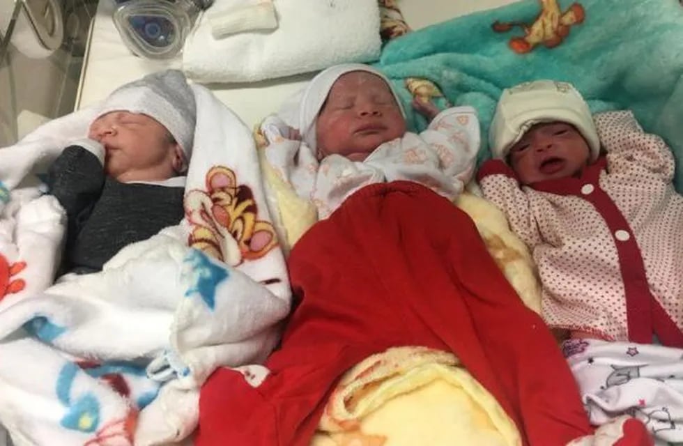 Hospital Materno Neonatal: una mujer dio a luz a trillizas