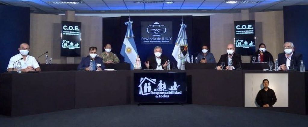 El COE provincial dio a conocer las novedades producidas en las últimas horas en Jujuy en torno a la pandemia de Covid-19.