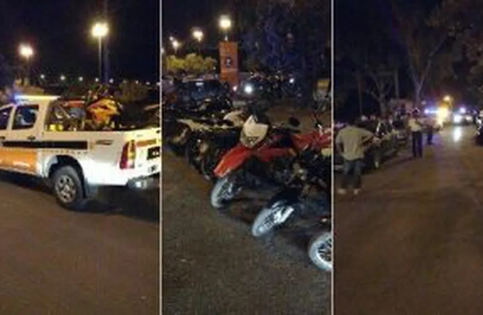 Hallaron 70 motos y 32 automóviles en infracción.