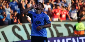 No podía faltar el goleador de Belgrano: Lucas Passerini y el 4-1 ante Tigre.