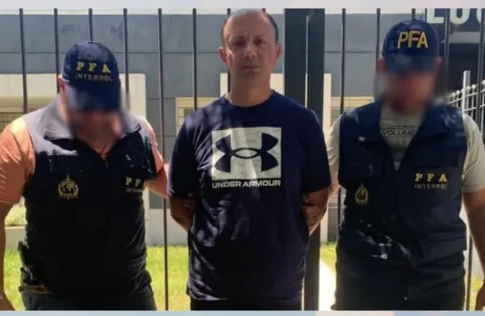 Detención de Diego Hernán Dirisio, contrabandista de armas (Gentileza ABC Noticias).