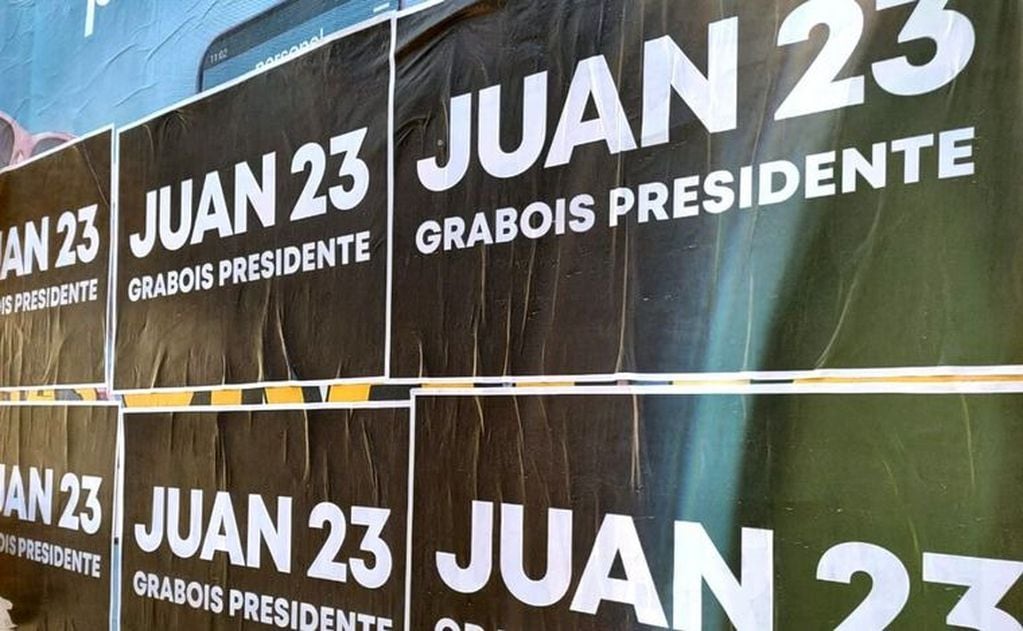 "Juan 23", el afiche que eligió Grabois para lanzarse como candidato a Presidente