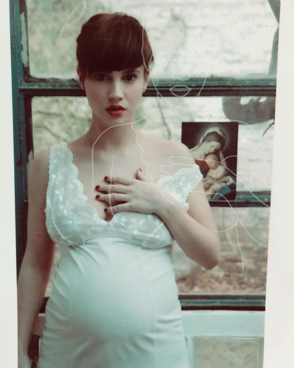 Celeste Cid publicó una foto de cuando estaba embarazada de André (Foto: Instagram/ mcelestia)