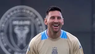 La felicidad de Messi en la previa de la Copa América