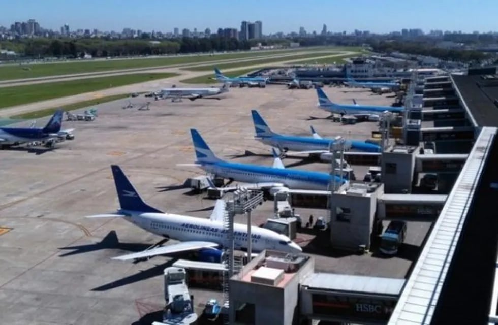 A partir de abril, en Aeroparque solo habrá vuelos de cabotaje y a Uruguay (Foto: web)