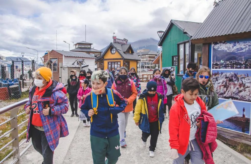 Se realizó en Ushuaia con niños y niñas de la ciudad.