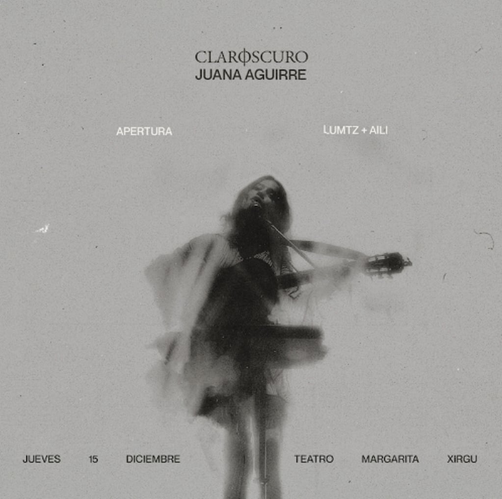 Juana Aguirre presenta "Claroscuro", su álbum como solista.