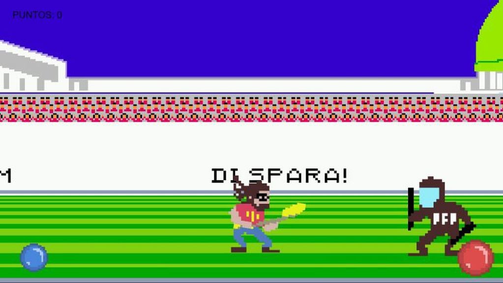 "Gordo Mortero", el polémico videojuego del manifestante que agredió a la policía. (Foto: Shitty Games)