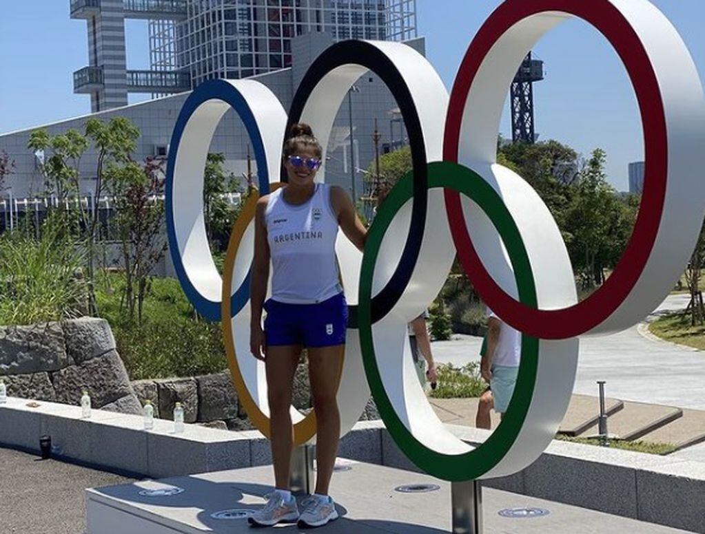 Tokio: Fernanda Pereyra ya comparte los momentos olímpicos junto a su hermano Federico en la Villa Olímpica.