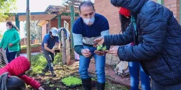 Los niños de la Escuela N°745 fueron capacitados en huerta familiar