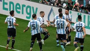 Argentina- Arabia Saudita. El gol de Messi. (AP)