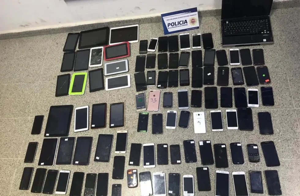 Recuperaron 80 teléfonos celulares robados.