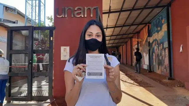 Vacunaron contra el coronavirus a más de 350 alumnos de la UNaM en Posadas