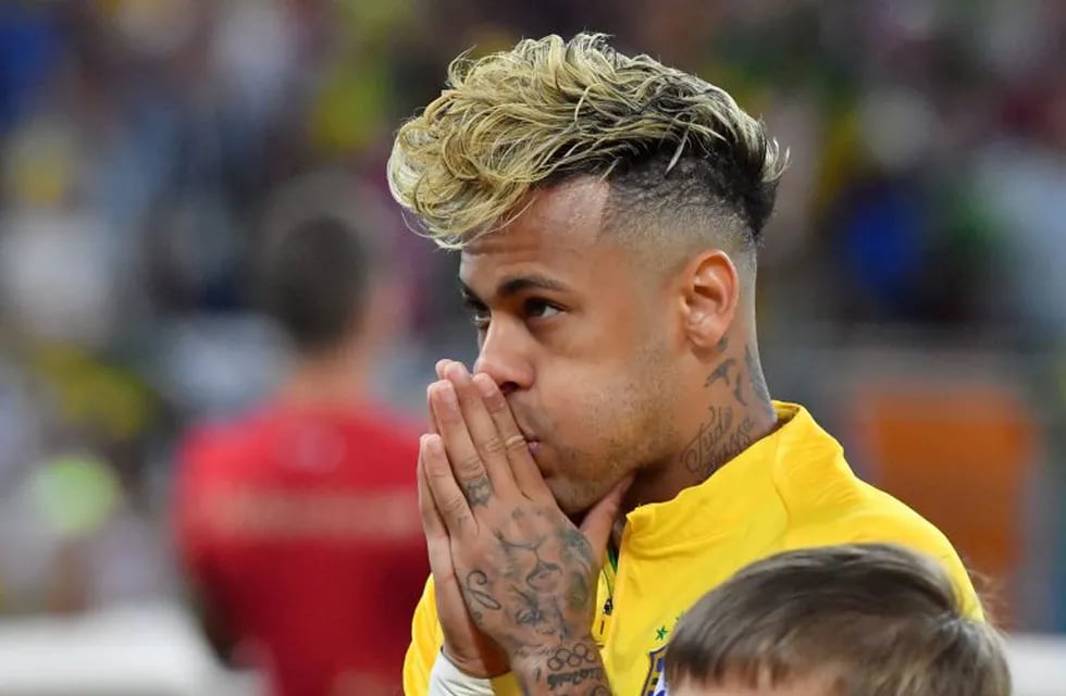 Neymar decepcionó en el debut de Brasil en Rusia 2018. / AFP PHOTO / Pascal GUYOT /