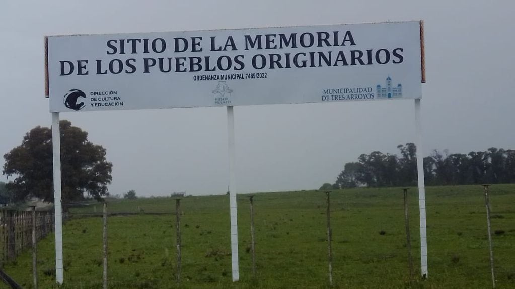 El Sitio de la Memoria de los Pueblos Originarios en Tres Arroyos ya cuenta con la nueva cartelería