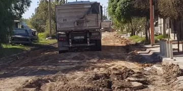 Pavimentación en calle Alem