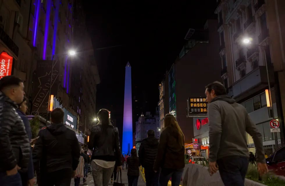 Vista Obelisco de Buenos Aires - Av. Corrientes