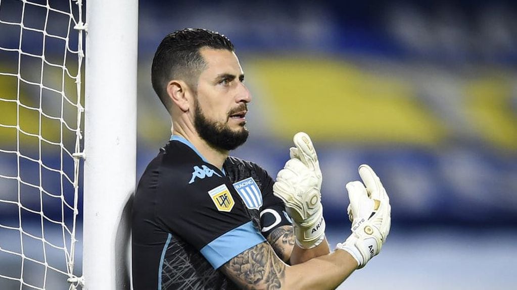 Gabriel Arias, arquero de Racing.