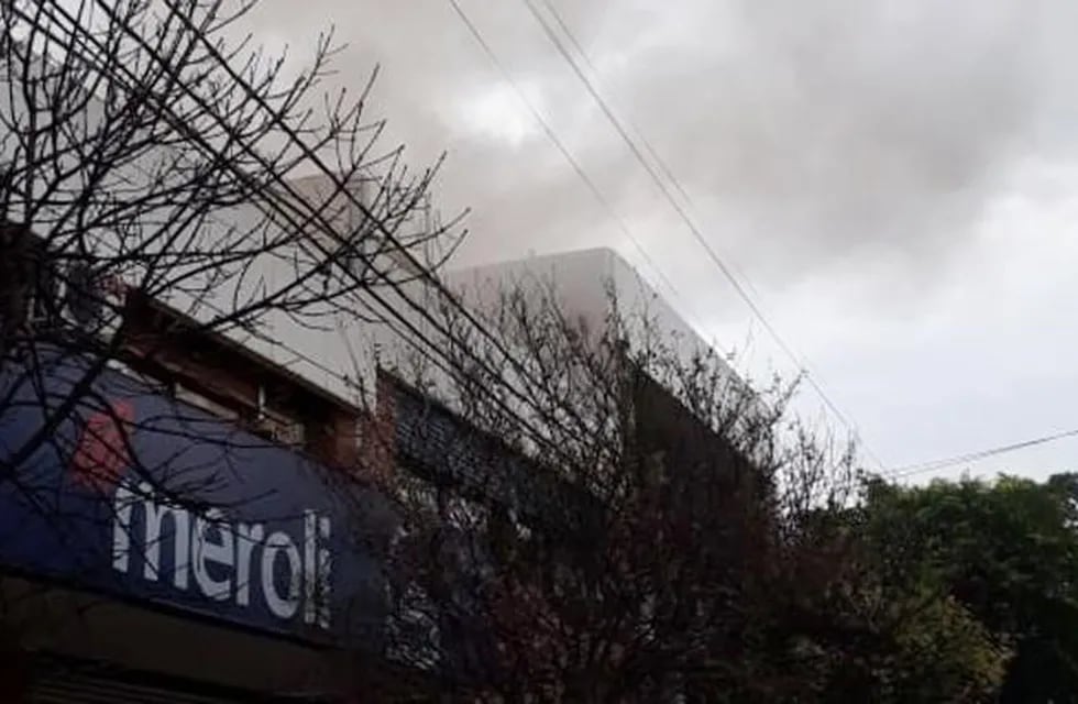 Incendio en Meroli.