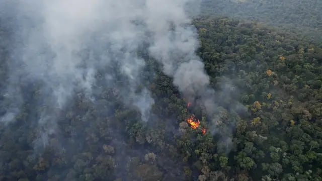 Se combate los focos de incendio por tierra y aire: El Gobierno Provincial solicita apoyo a Nación