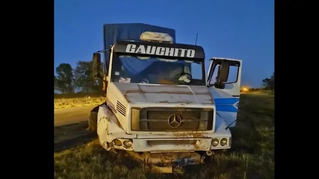 Un camionero se quedó dormido en Autopista de las Serranías Puntanas.