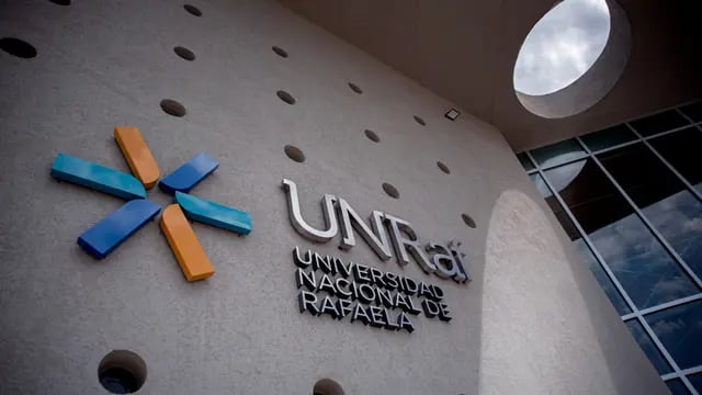 Frente del campus de la Universidad Nacional de Rafaela (UNRaf)