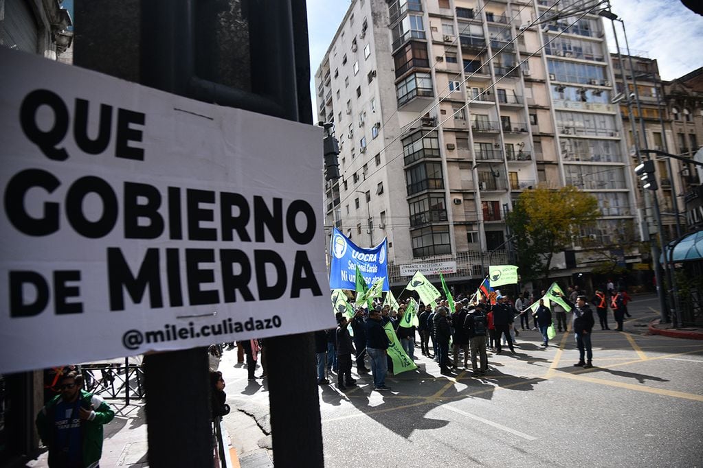 Segundo paro nacional de la CGT al gobierno de Javier Milei.
Foto: (Pedro Castillo / La Voz)