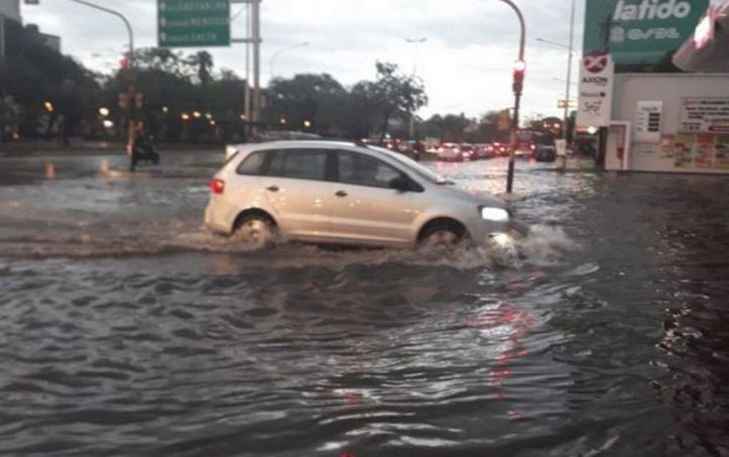Un intenso temporal afectó a gran parte de Corrientes. (Foto: Corrientes Hoy)