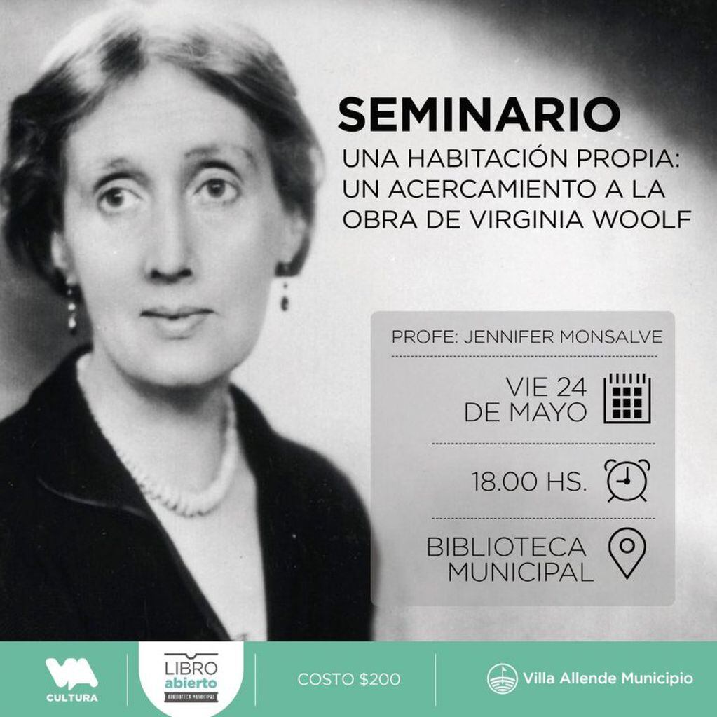 "Una habitación propia: un acercamiento a la obra de Virginia Woolf".