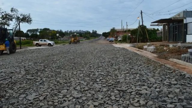 Se encuentran ejecutando obras de modernización de calles en la capital provincial