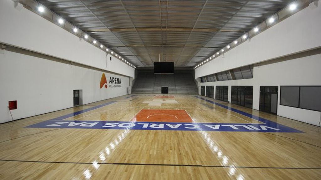 Estadio Arena de Villa Carlos Paz, en calle Gdor. Roca 600.
