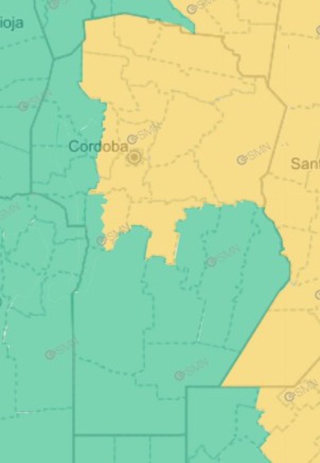 El alerta amarilla por altas temperaturas para Córdoba.