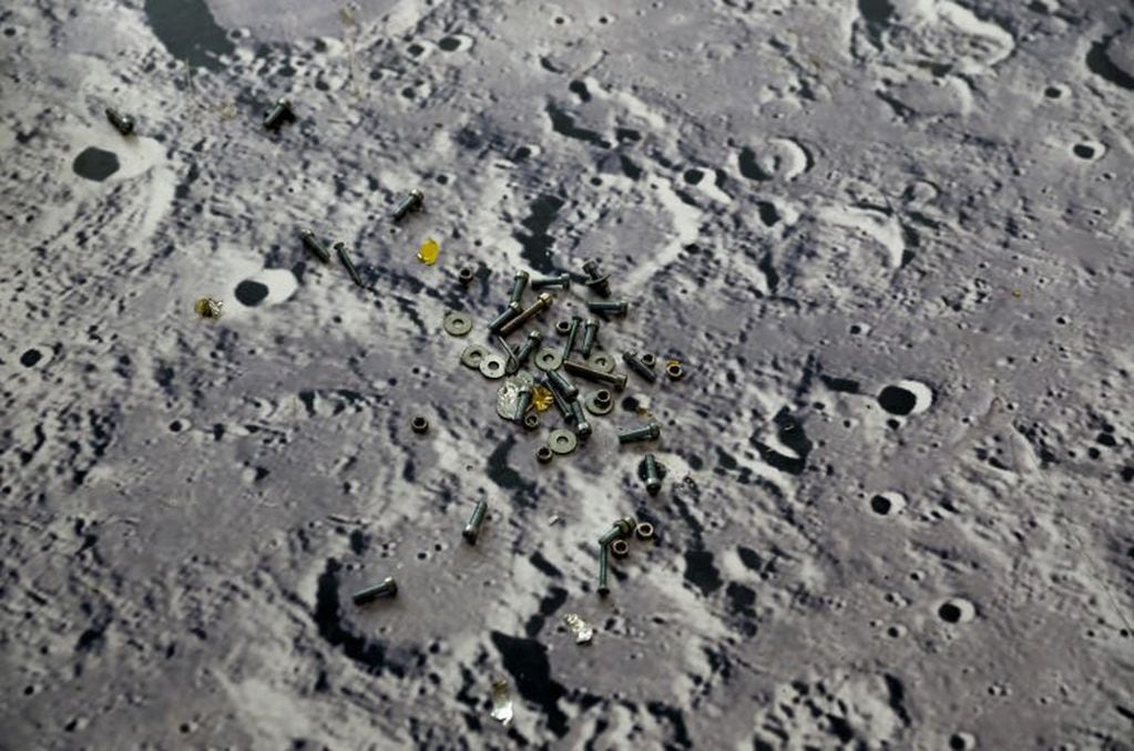 Una de las imágenes de la Luna. (Foto: AENC)