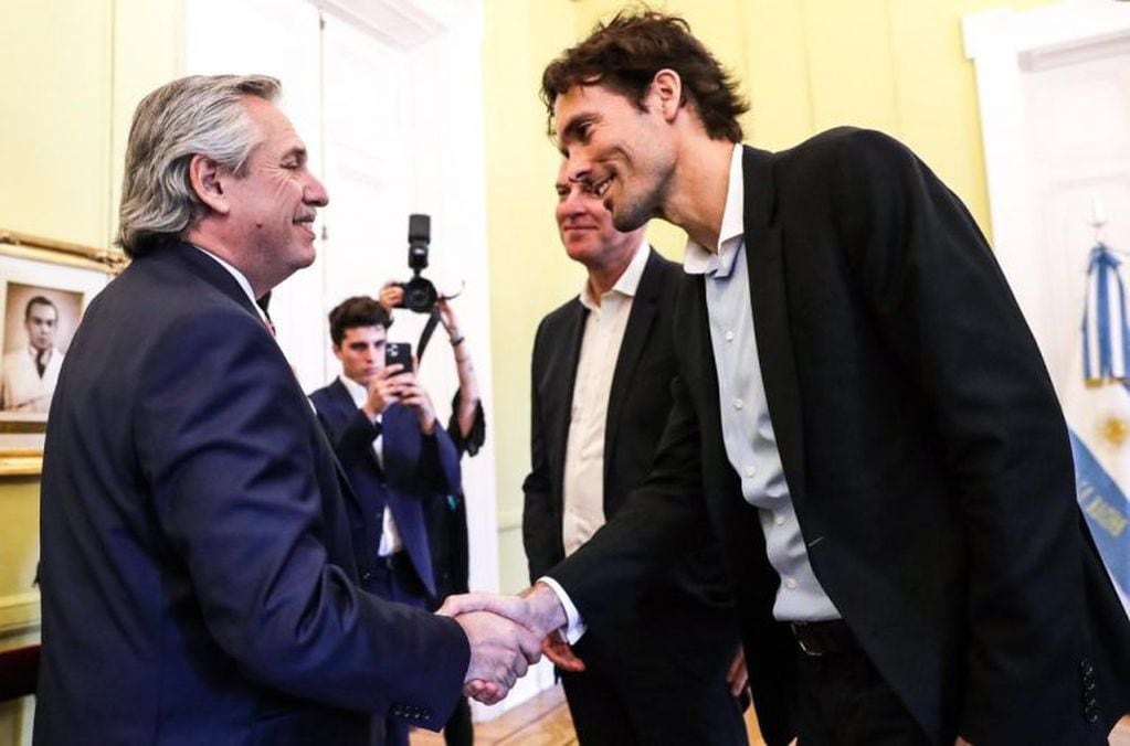 Alberto Fernández se reunió con el director comercial global de Google. (prensa Alberto Fernández)