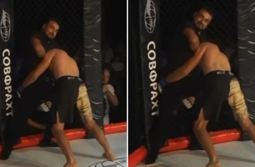 El momento más insólito de la MMA: un árbrito tuvo que noquear a un luchador