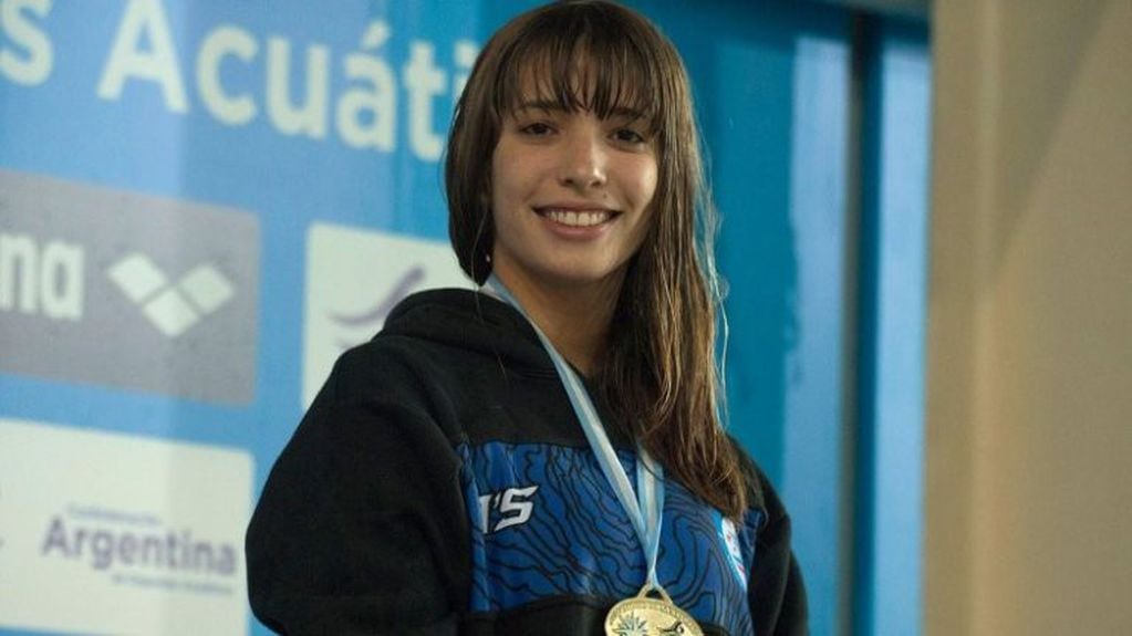 Julieta Lema en los Juegos de la Juventud.