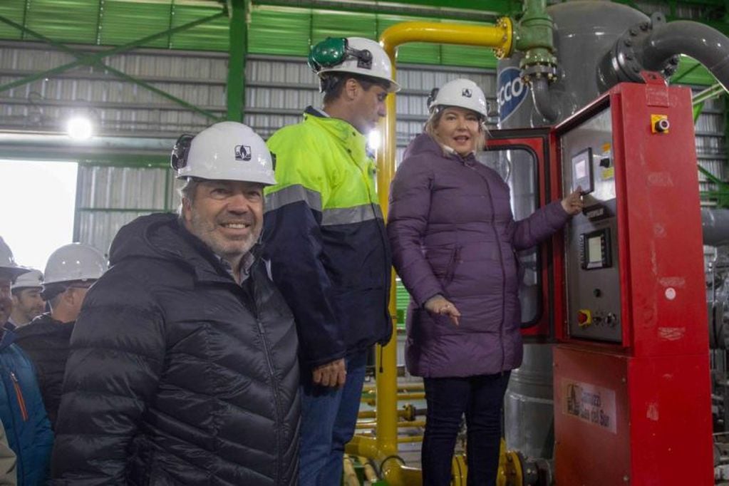 Inauguración planta de gas en Tolhuin