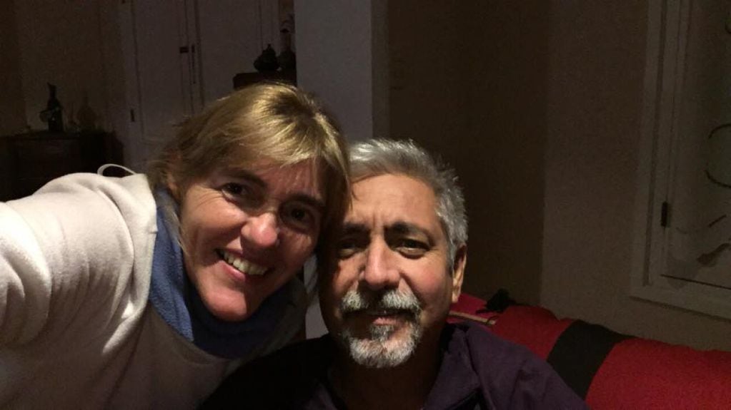 Médico Focaraccio y su esposa Laura que le donó su riñón