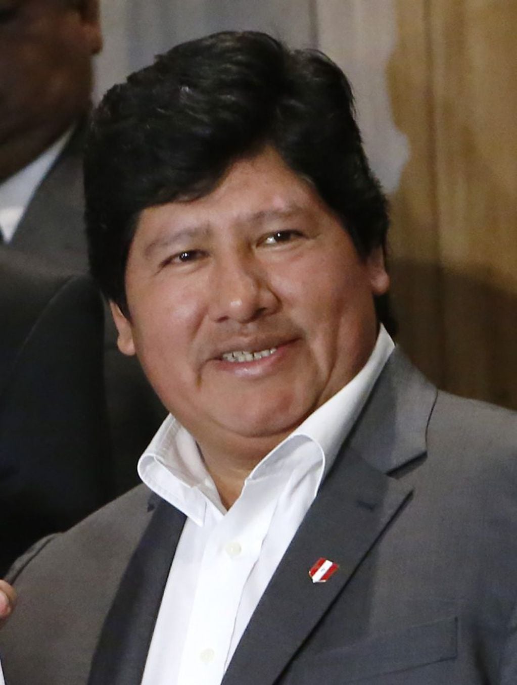 Édwin Oviedo, presidente de la Federación Peruana de Fútbol (FPF). / AFP PHOTO / CRIS BOURONCLE