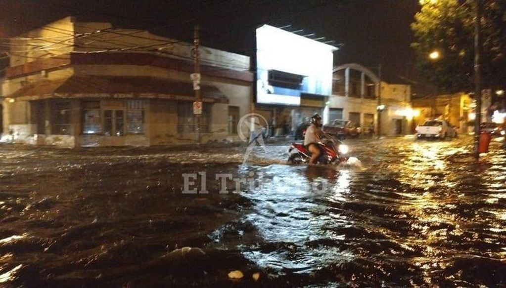 Inundación en Salta (Foto tomada de El Tribuno)