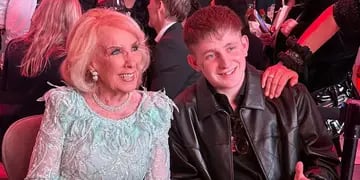 Así fue el llamativo encuentro entre Dillom y Mirtha Legrand en la gala de Personajes del Año 2023 de la revista Gente