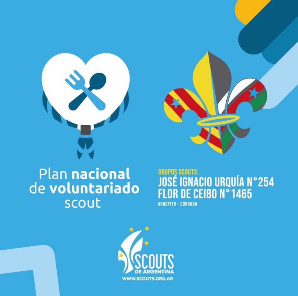Scouts de Arroyito participan del voluntariado nacional por el Covid-19