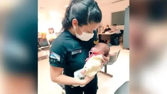 Policías salvaron la vida de una recién nacida en Posadas