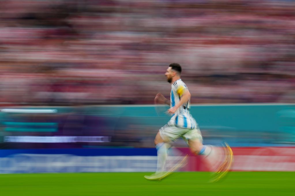 Messi y su desgaste físico en el Mundial (AP).