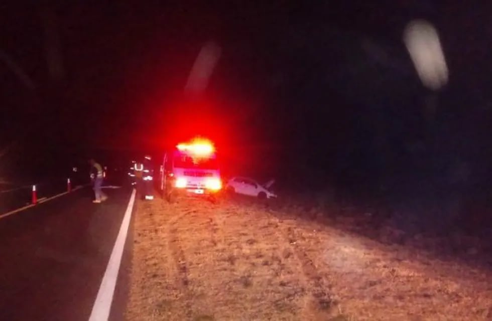 Dos autos se rozaron en la Ruta 5 (Cadena Manantial)